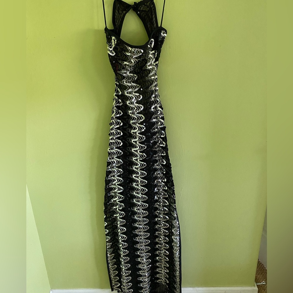 Funky Brand Disco Era Rare Sequined Gown